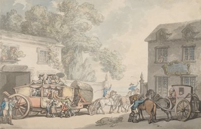 Reisen in Frankreich von Thomas Rowlandson